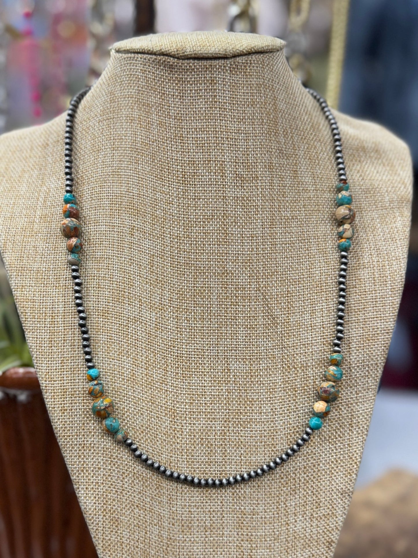 Orange Crush Long Necklace - Cowgirls & City Chics