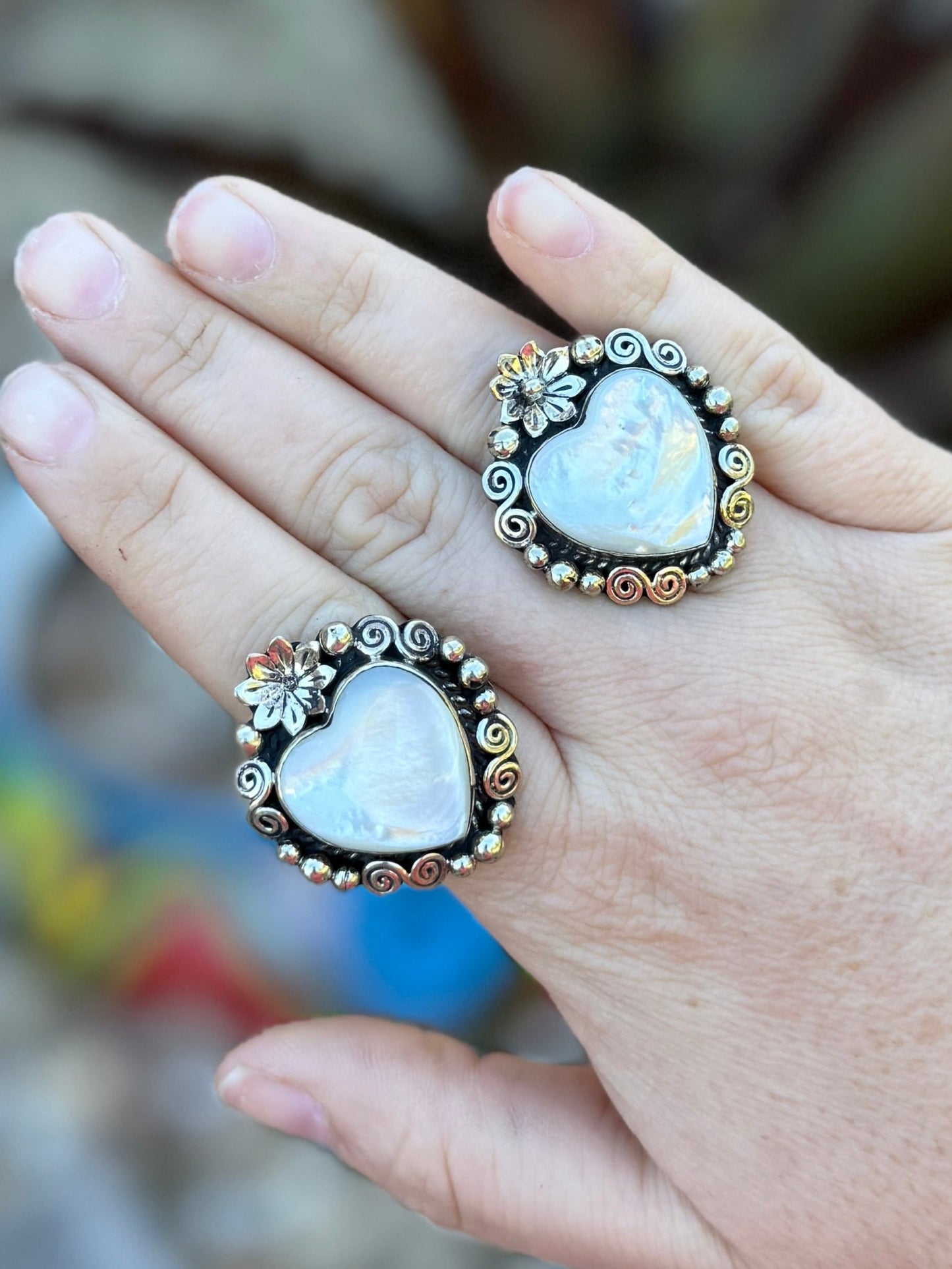 Pearl Heart Ring - Cowgirls & City Chics