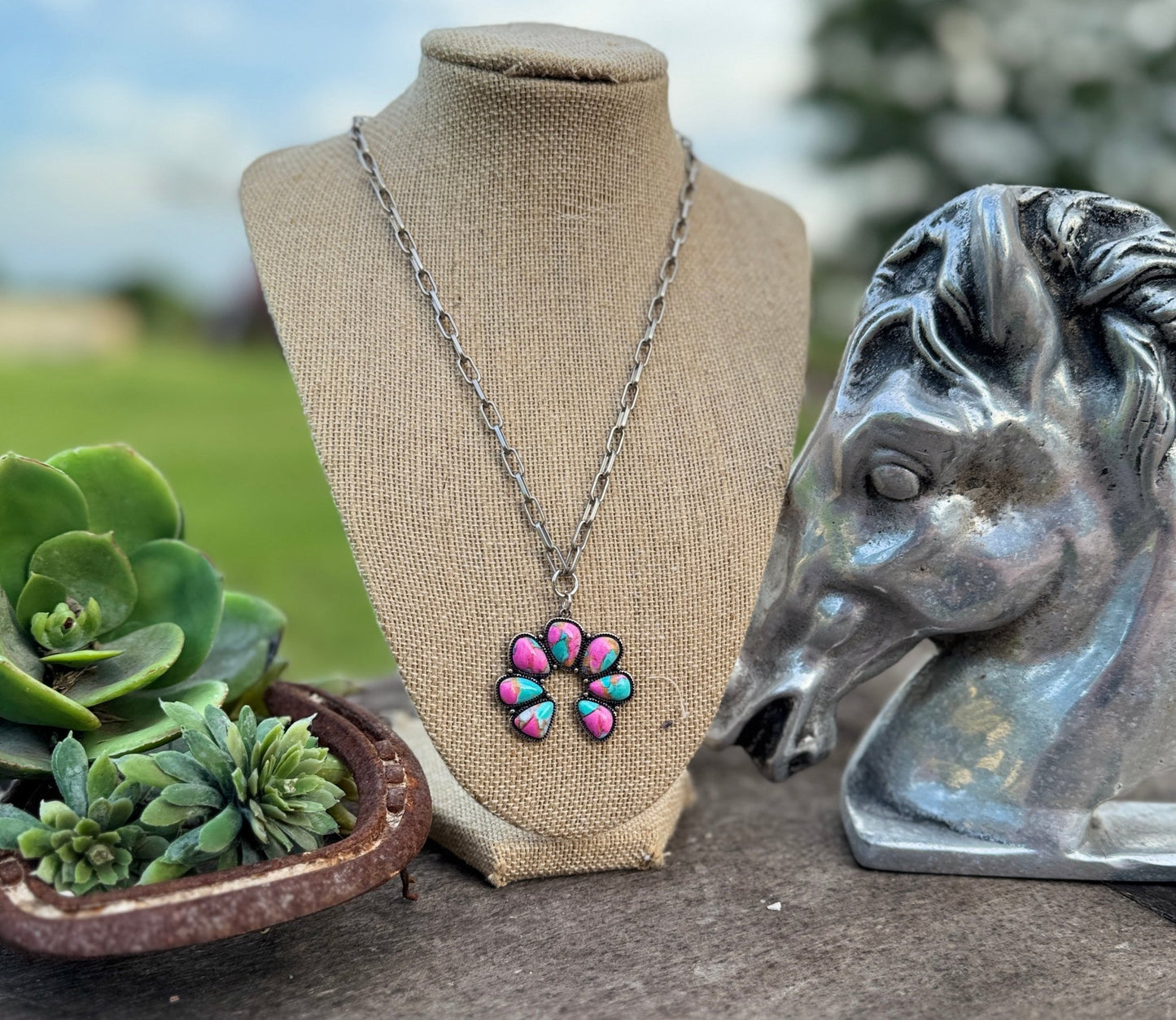 Pnk/TQ Naja Necklace - Cowgirls & City Chics