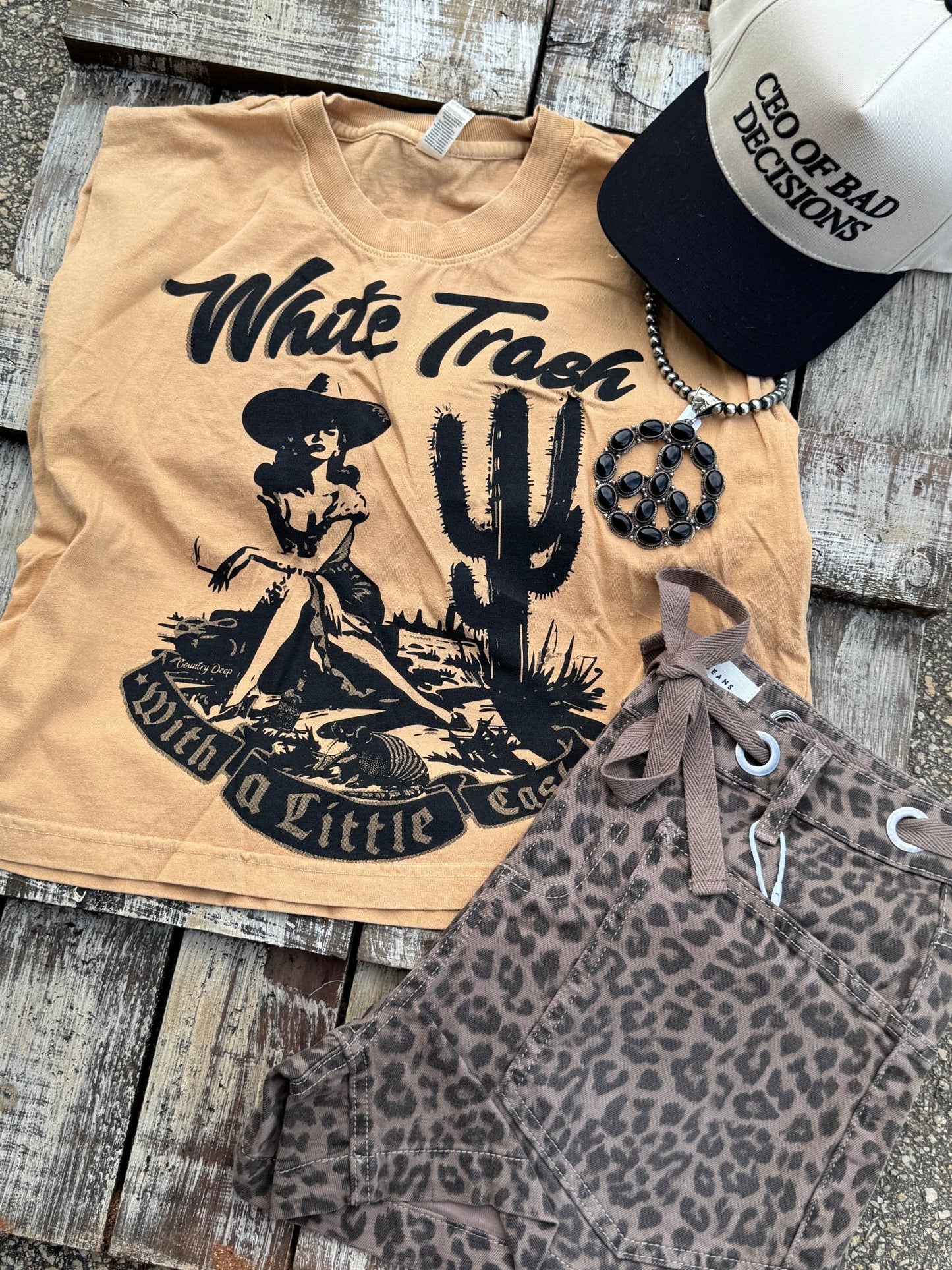 Risen Leopard Shorts - Cowgirls & City Chics
