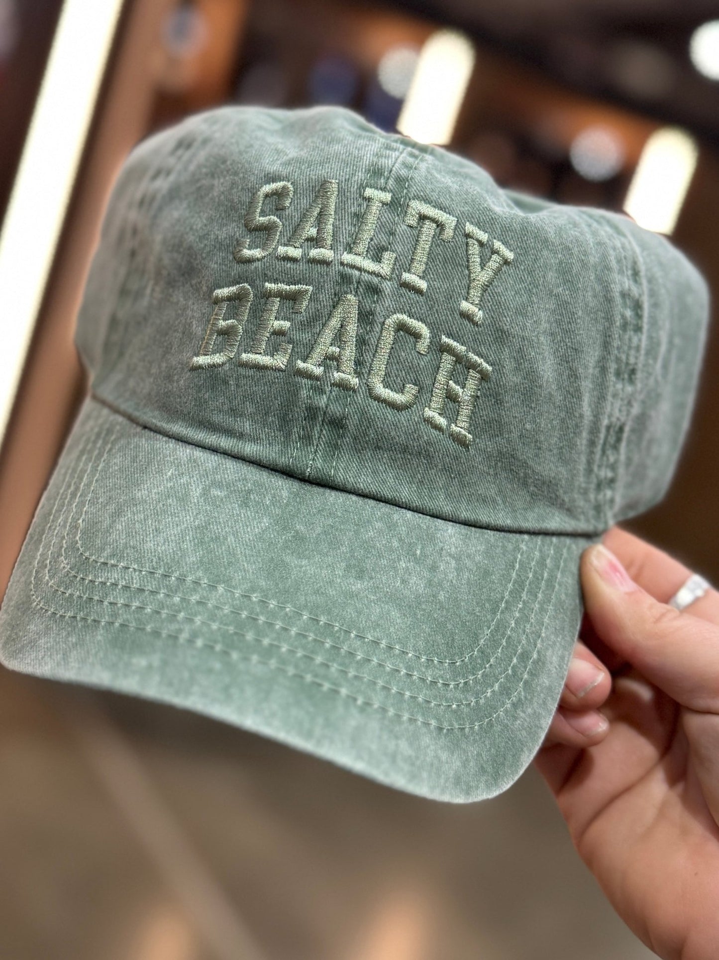 Salty Beach Ball Cap - Cowgirls & City Chics