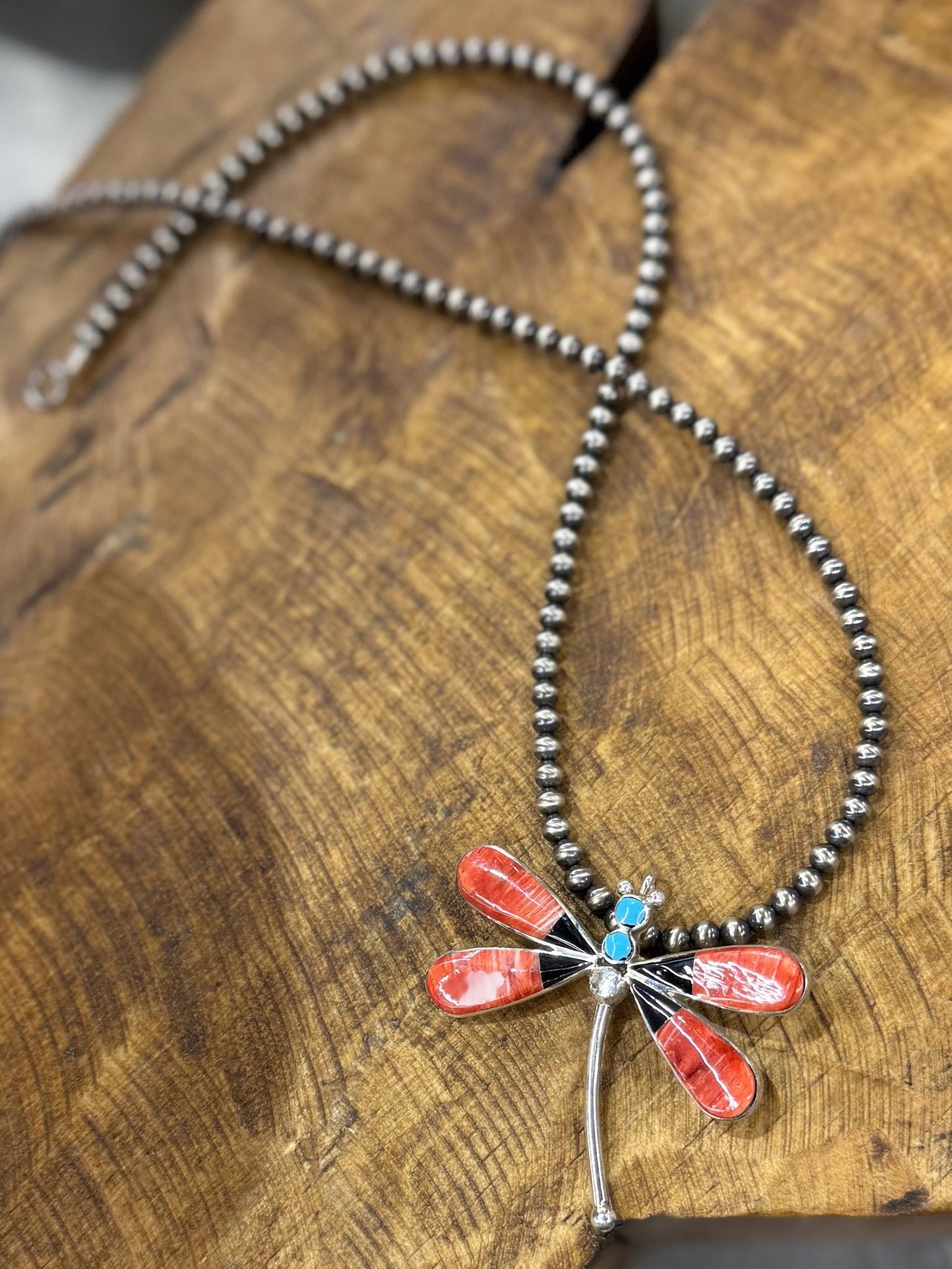 Spiny Oyster Dragonfly Pendent/Pin - Cowgirls & City Chics