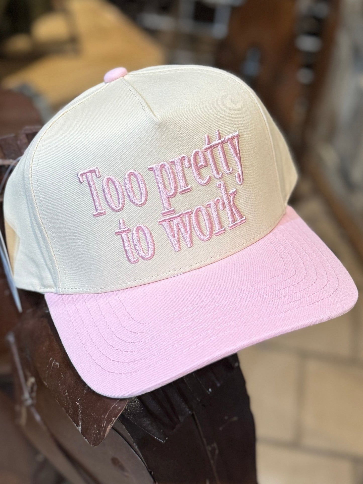 Too Pretty {PINK} Cap - Cowgirls & City Chics