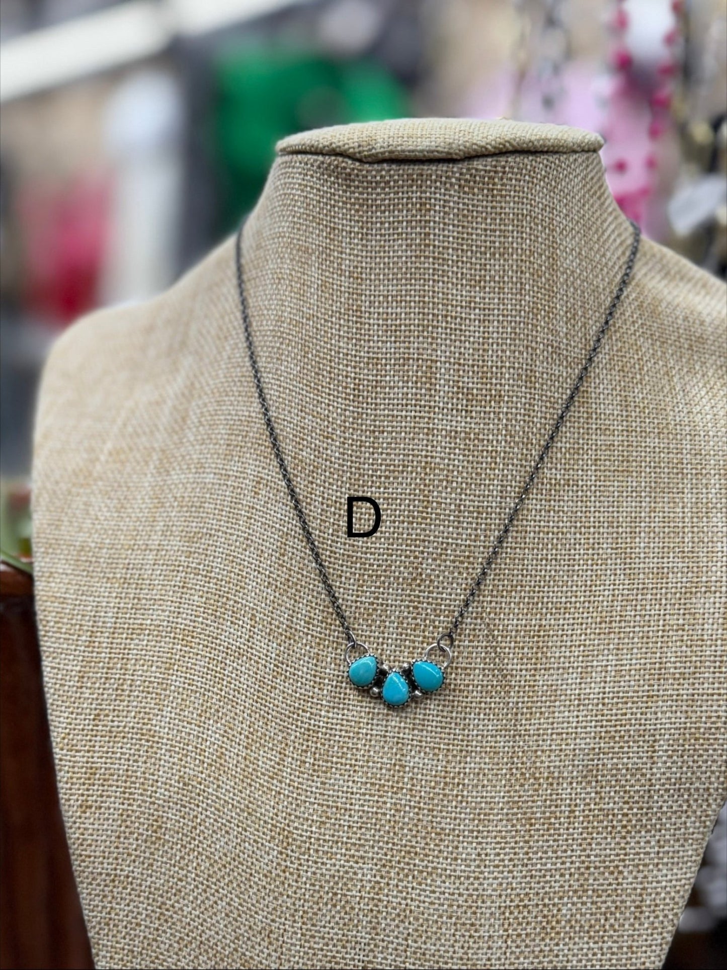 Triple Drop Kingman Necklace - Cowgirls & City Chics