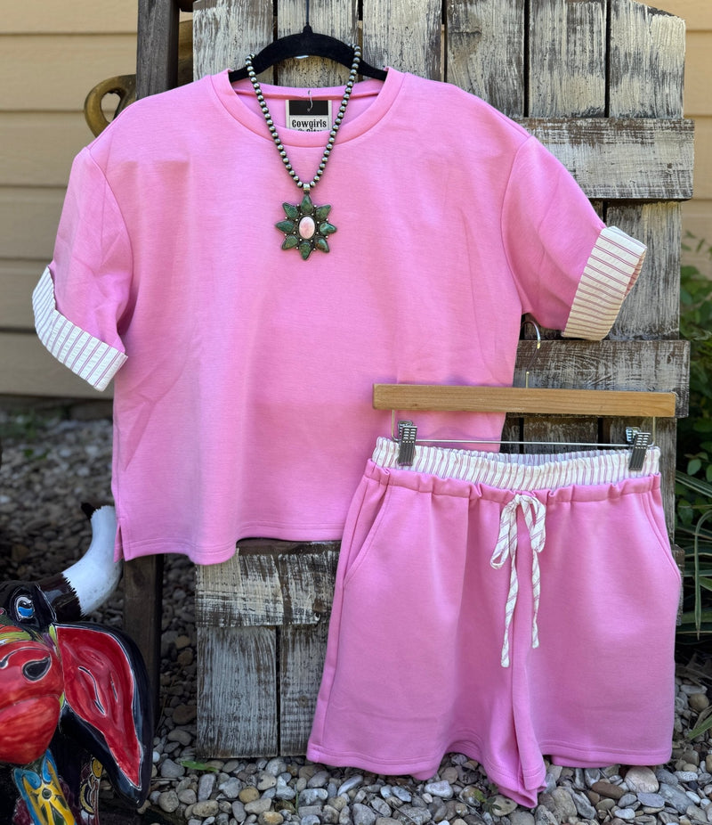 Pink 2Pc Lounge Set - Cowgirls & City Chics