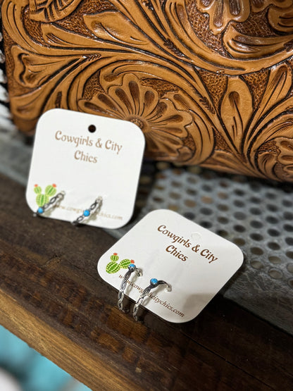 Small Rope Hoop Earrings