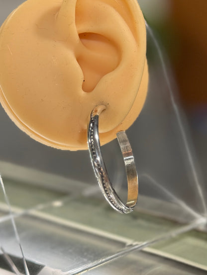 Sterling Silver Hoop Earrings