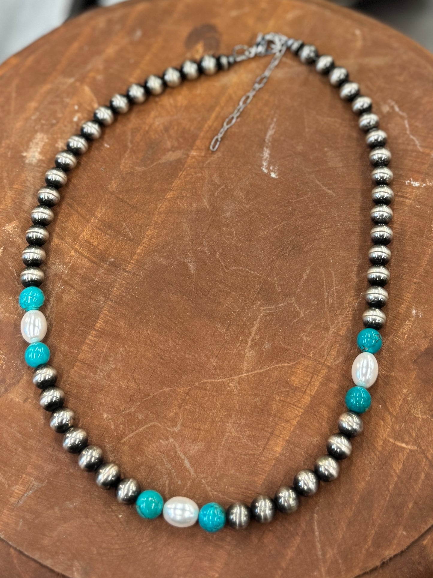 {Pearls & Turquoise} Necklace