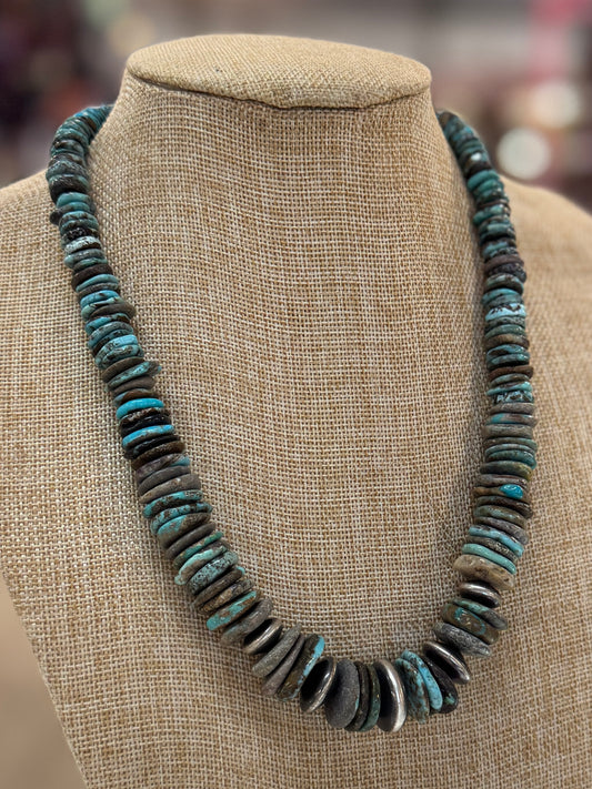 {Kelly} Kingman Disc Layered Necklace