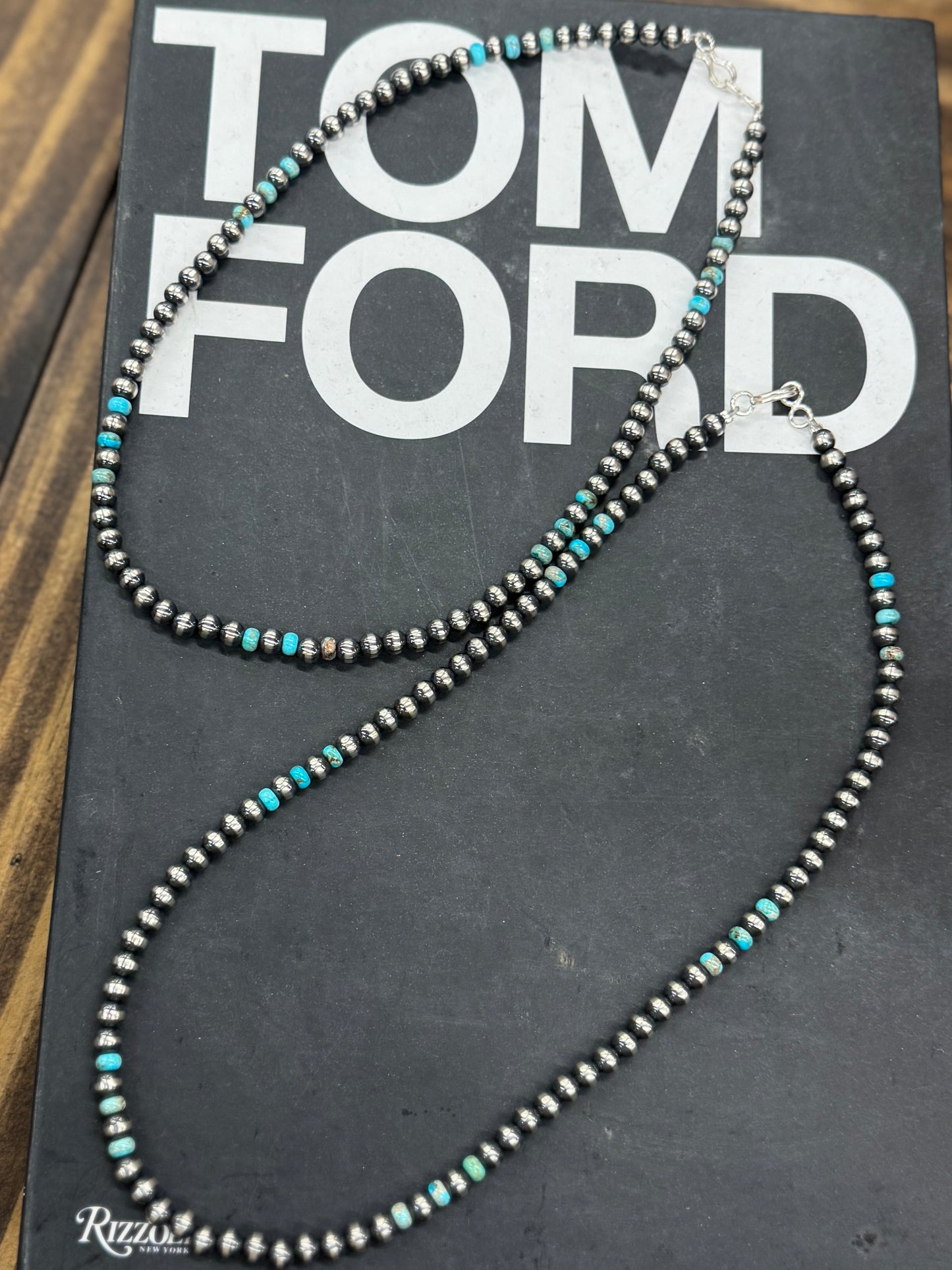 5mm Kingman & Pearl Necklace