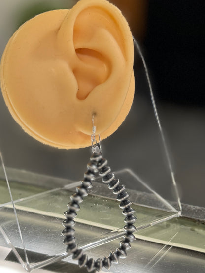 Spacer Pearl Drop Earrings