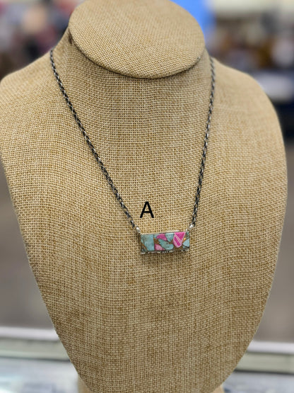 {Carnival} Cotton Candy Bar Necklace