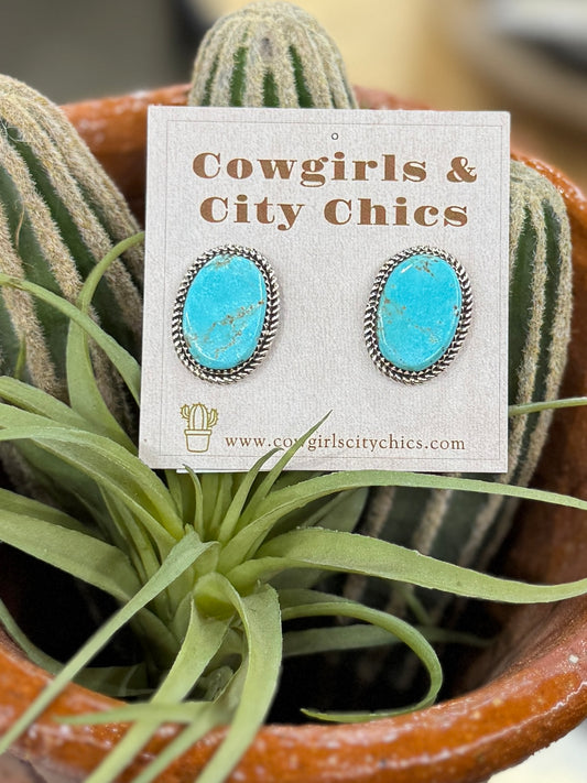 {Katy} Kingman Round Studs