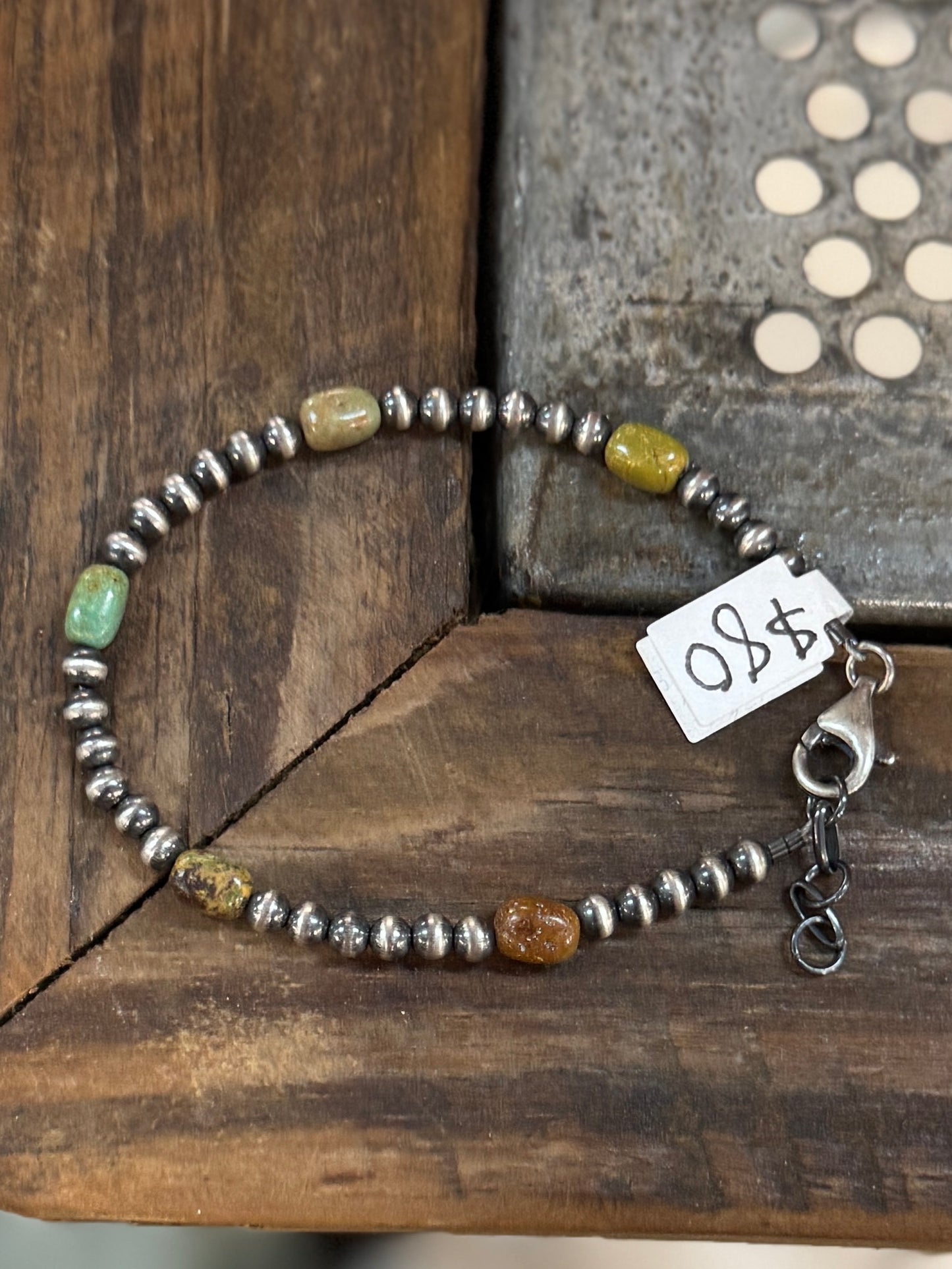 Kingman & Pearl Bracelet