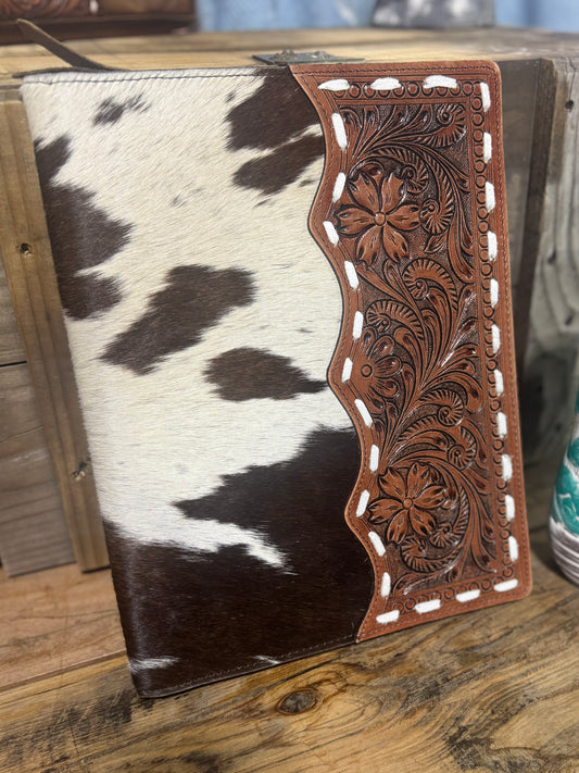 Cowhide Buck-stitch Folder