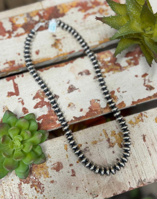 {Vegas} 10mm Sterling Spacer Necklace