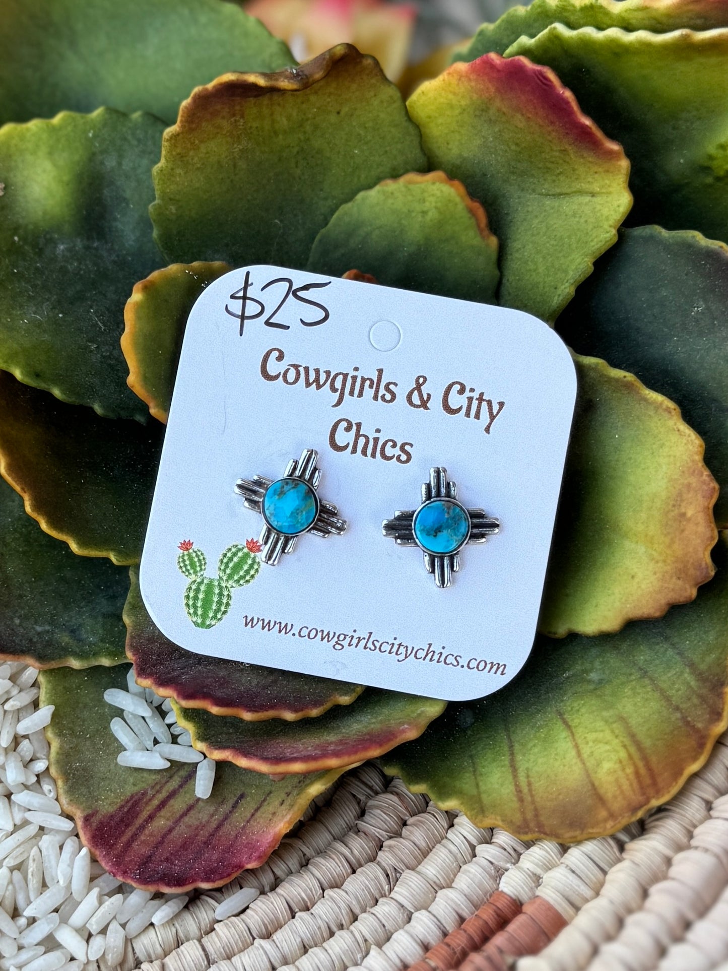 Turquoise Southwest Earring