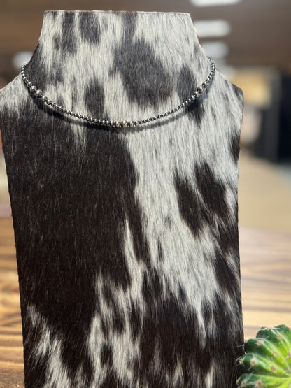 {Yellow Rose}Smaller Graduated Sterling Silver Necklace