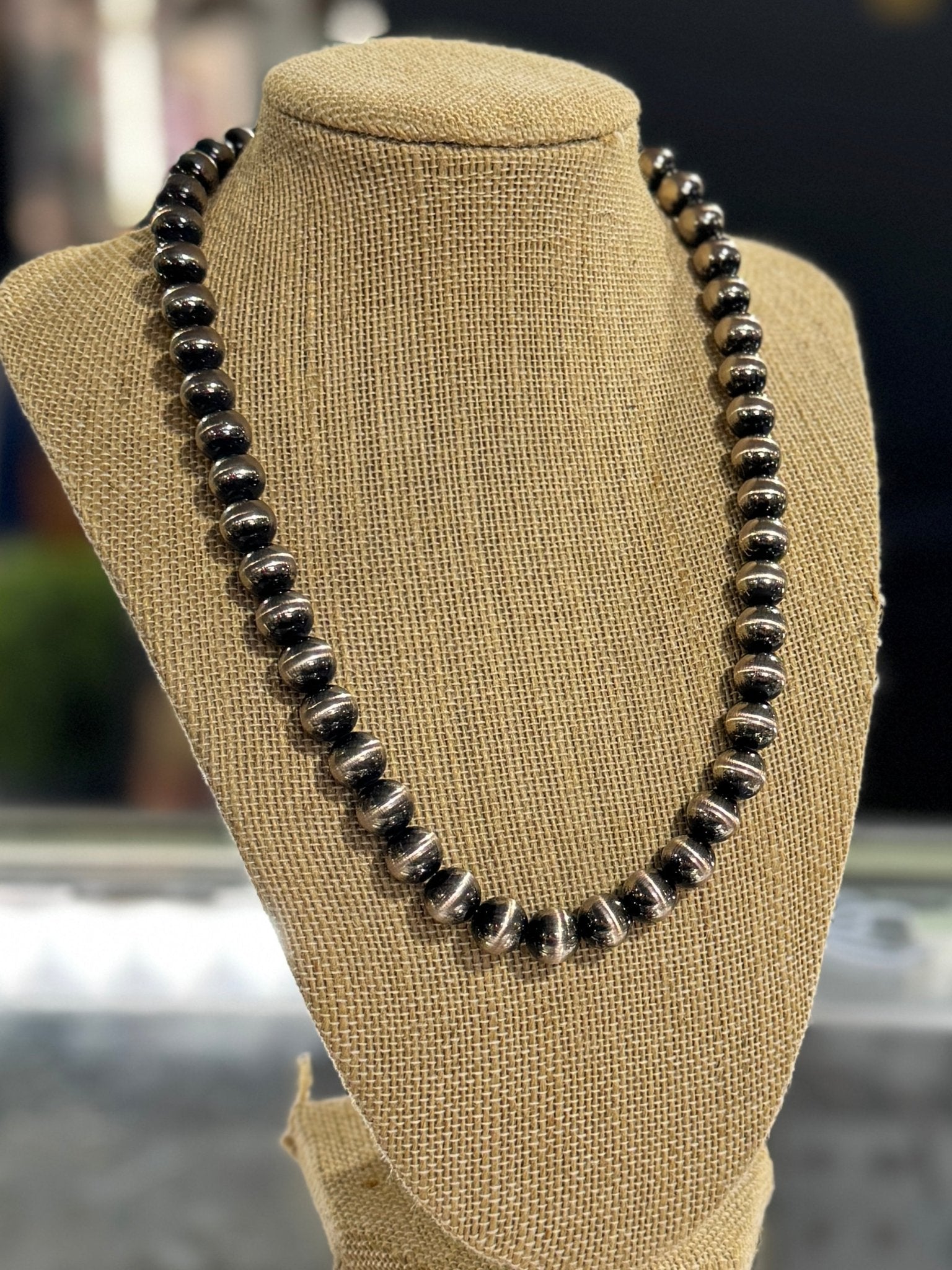 10mm Faux Pearl Necklace - Cowgirls & City Chics