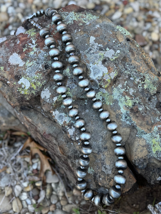 Long Chunky Pearl Necklace