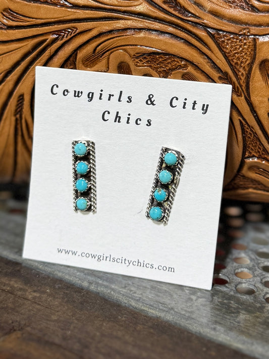 Kingman Stone Drop Earrings