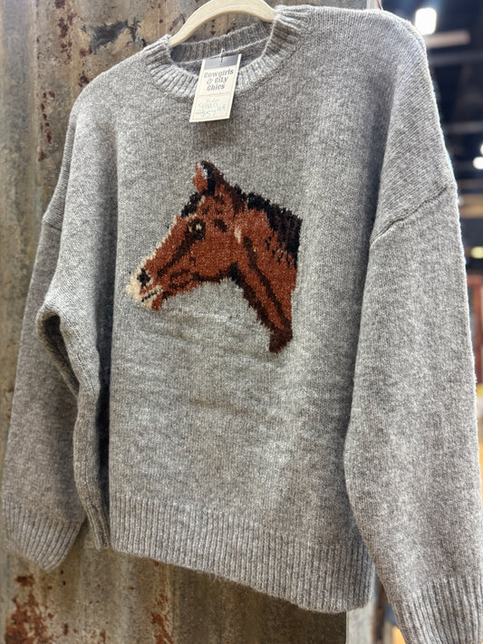 Horse Head Sweater