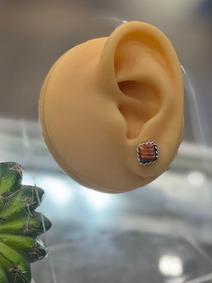 Spiny Oyster Stud Earrings