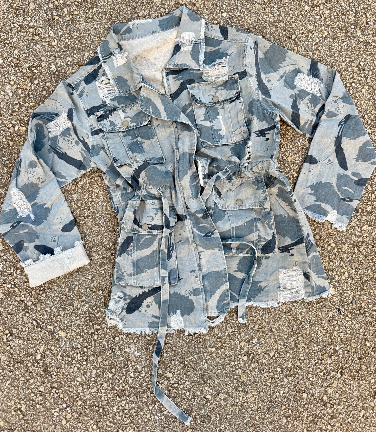 {Sweet Camo Twill} Jacket