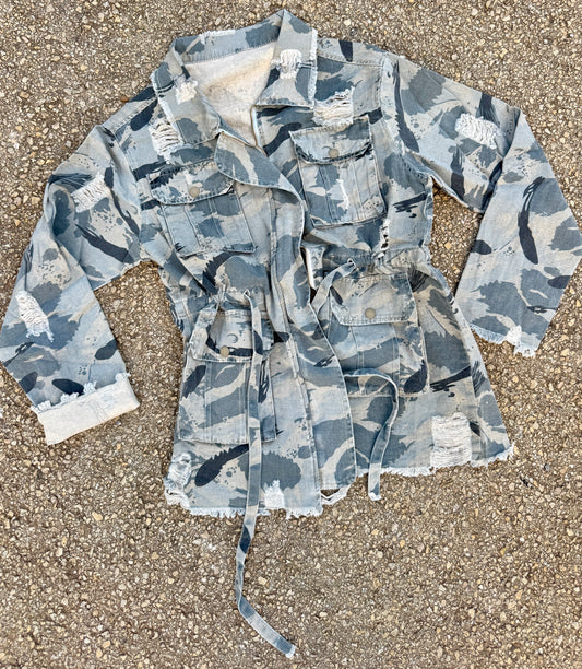 {Sweet Camo Twill} Jacket