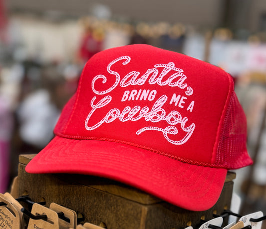 Santa Bring Me A Cowboy Cap
