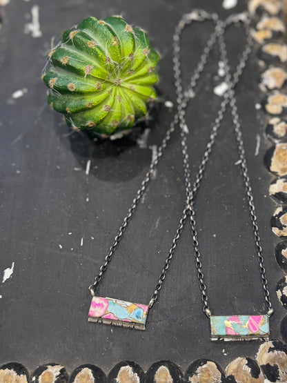 {Carnival} Cotton Candy Bar Necklace
