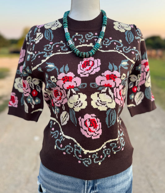 {Quincey} Floral Top