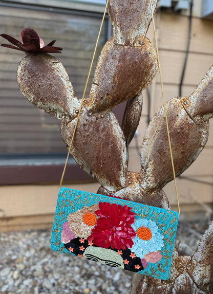 Freda Beaded Clutch