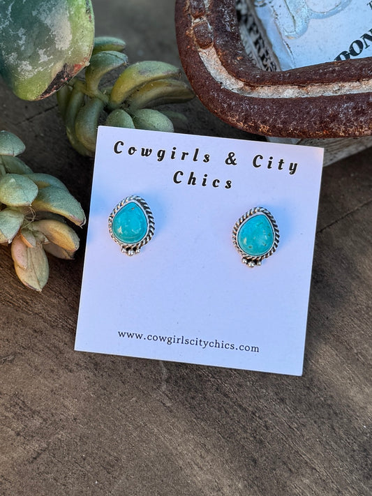 {Austin} Kingman Stud Earrings