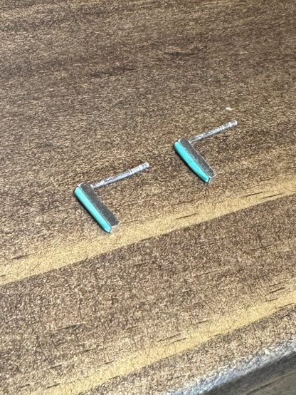 Skinny Drop Stud Earrings