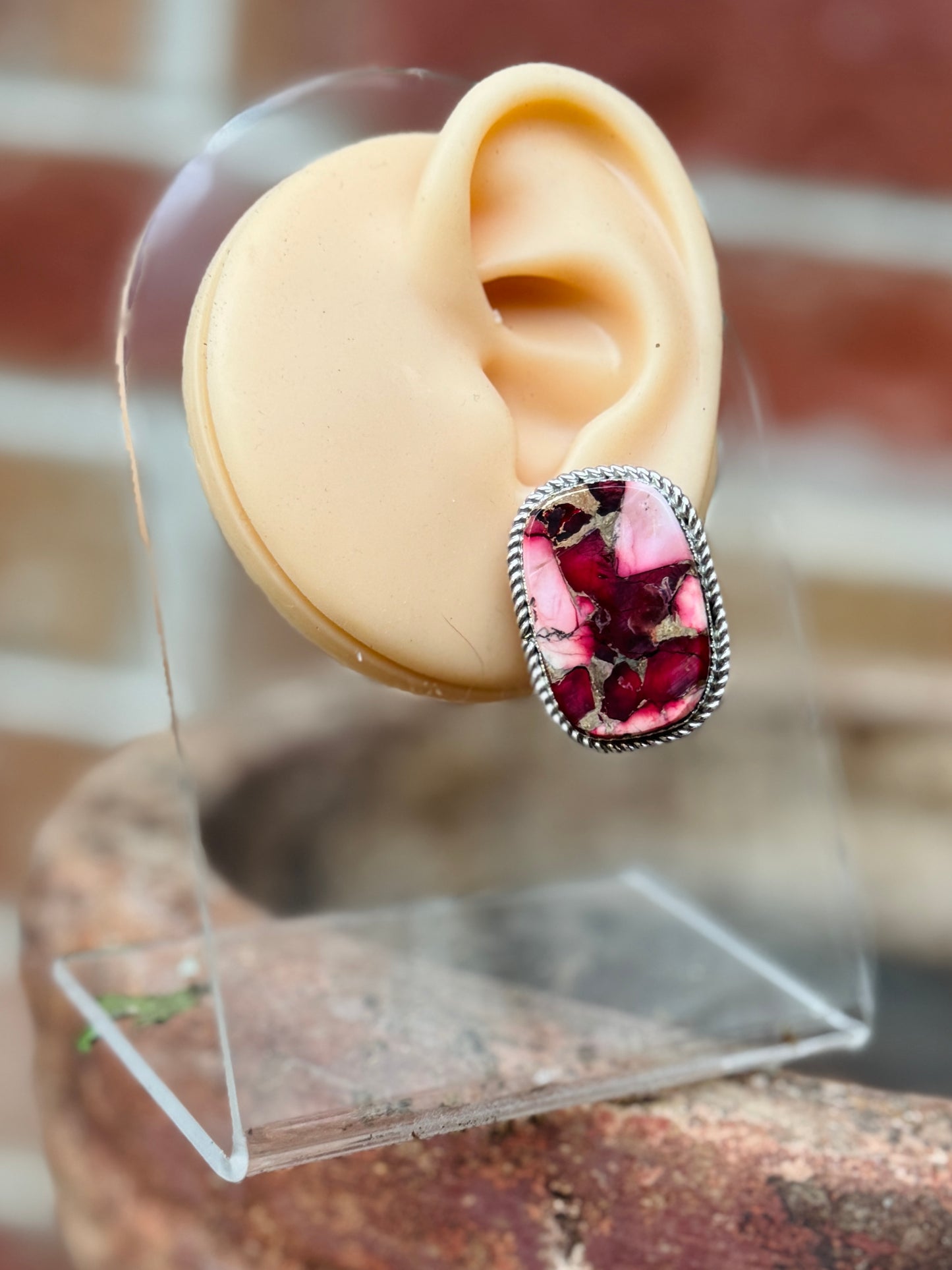 Dahlia Rose Stud Earring
