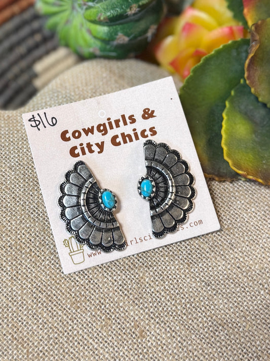 Southwest Side Cluster Earrings