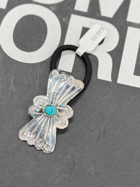 {Bow Tie} Concho Hair Tie