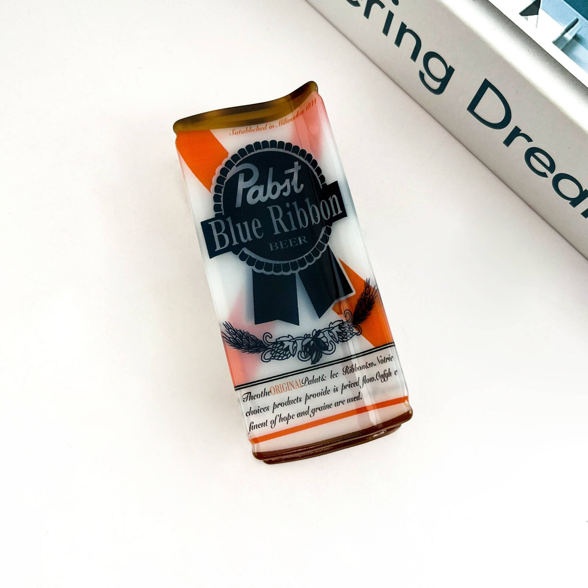 PBR Beer Can Hair Claw Clip