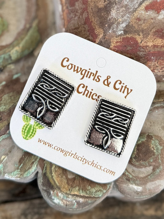 Square Boot Stitch Studs