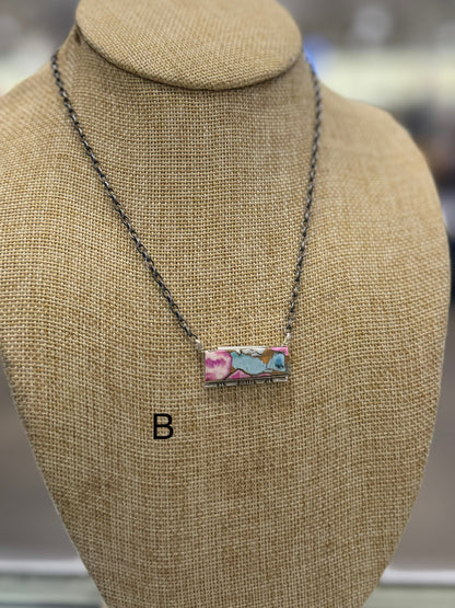 {Carnival} Cotton Candy Bar Necklace