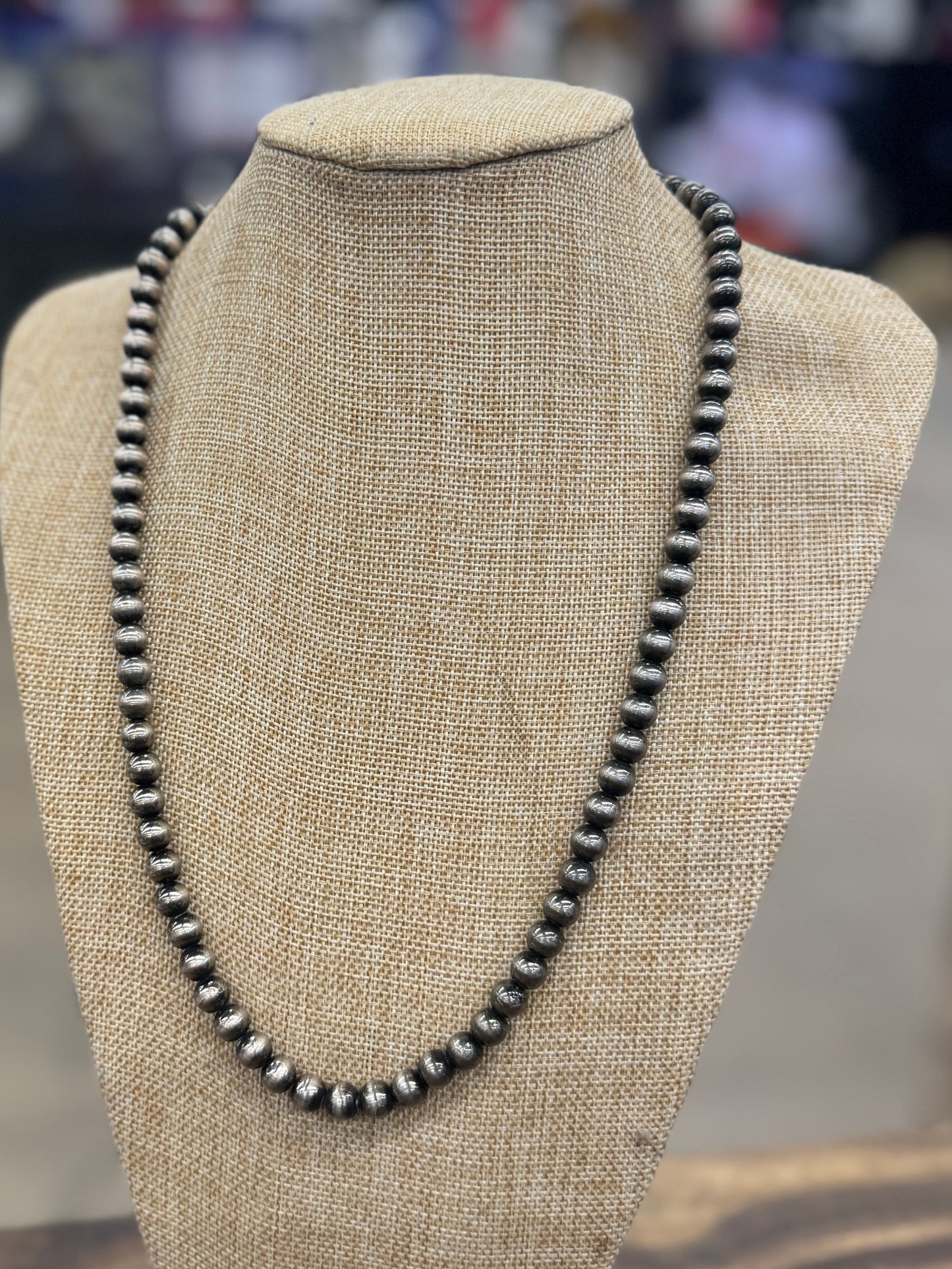 {Bama} Faux Pearl Necklace