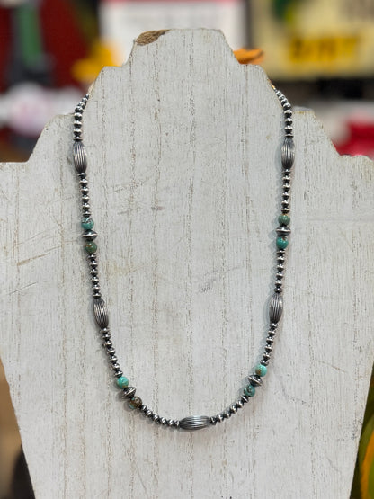 Silver & Turquoise {Pecos} Necklace