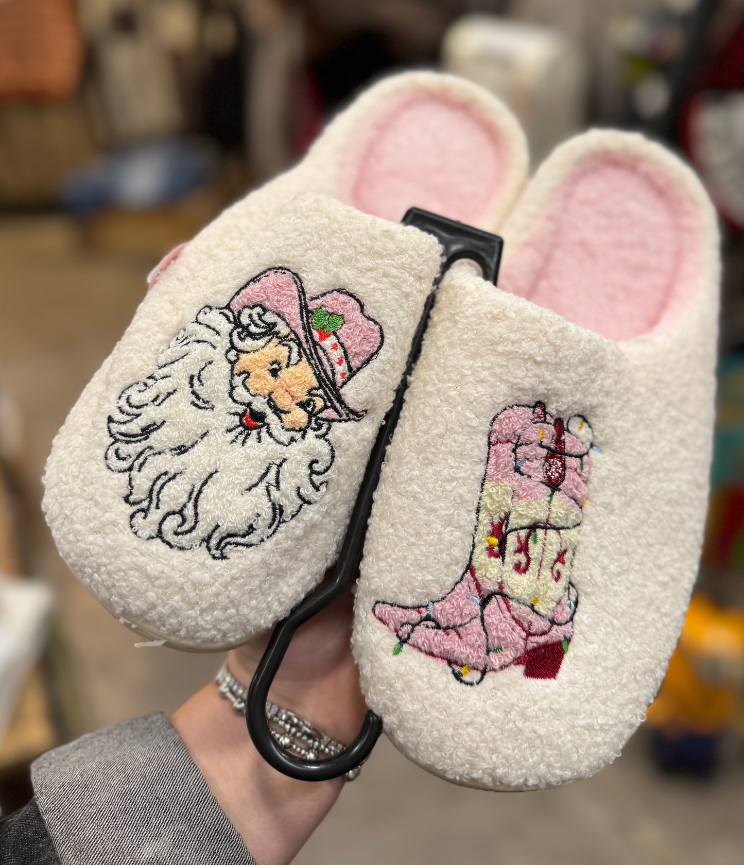 Cowboy Santa Slippers
