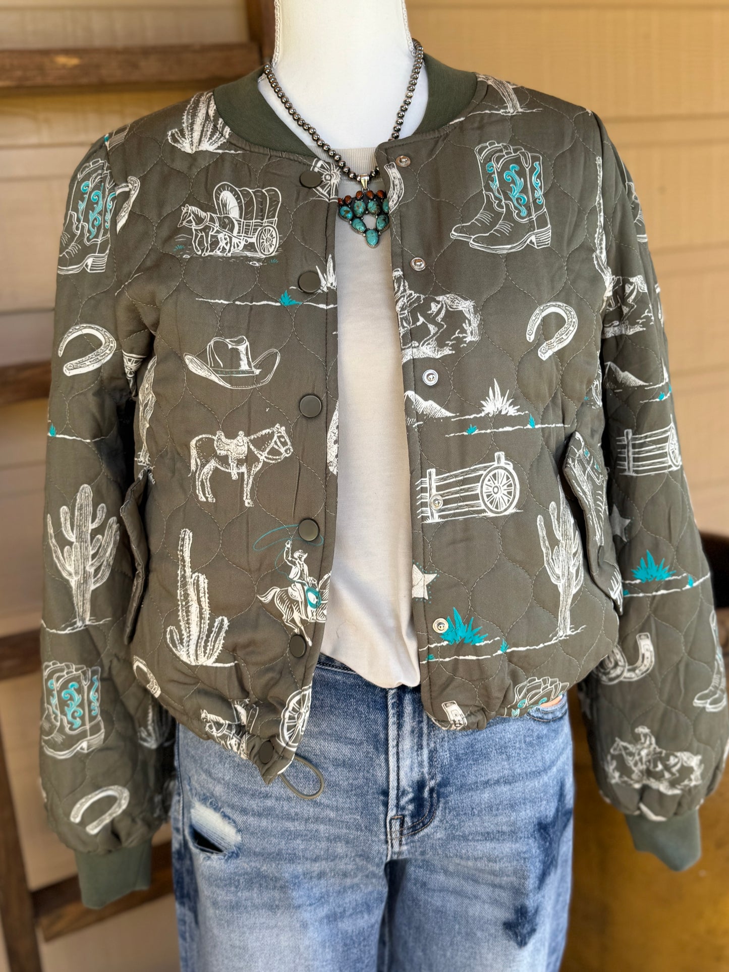 {Wild West} Quilted Jacket