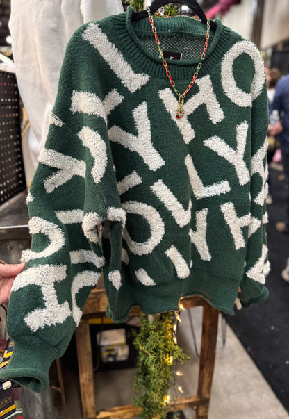 Holy Chunky Knit Sweater