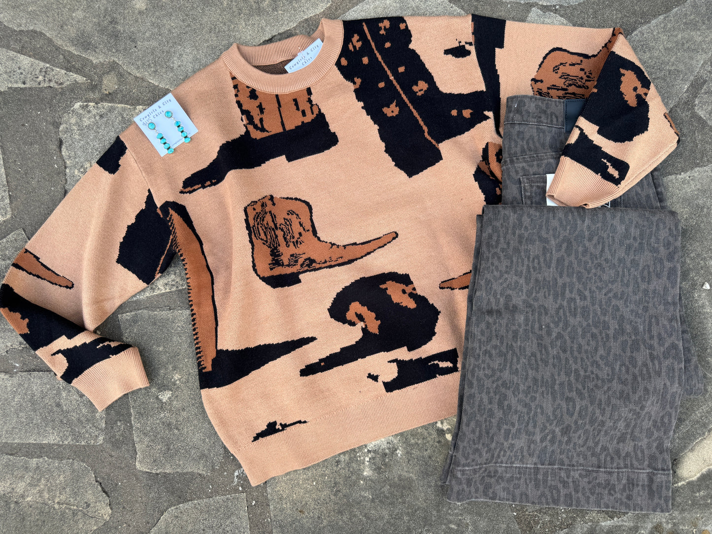 {Boot Scootin Boogie} Sweater