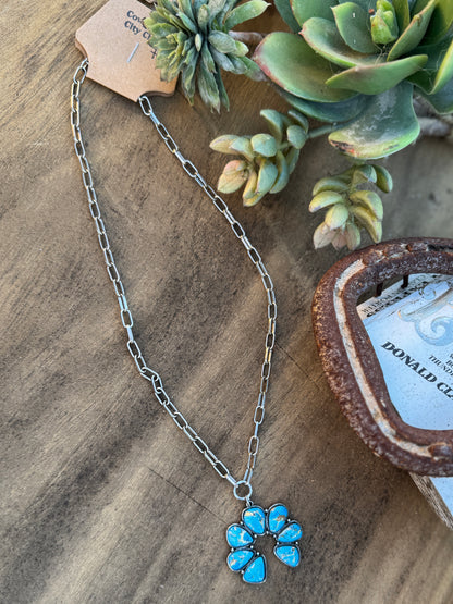 Turquoise Blossom Necklace