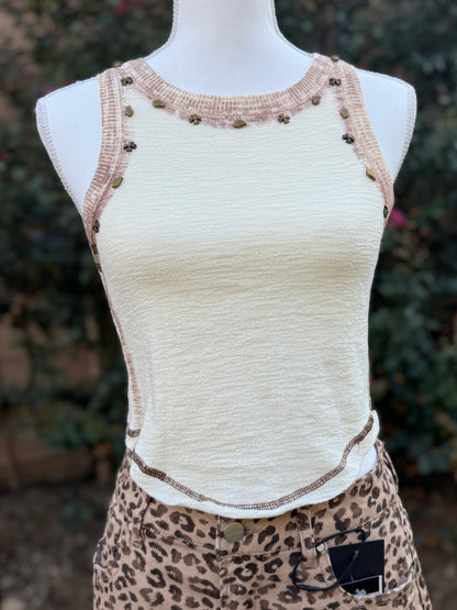 {CRM} Fall Leaves Layering Tank