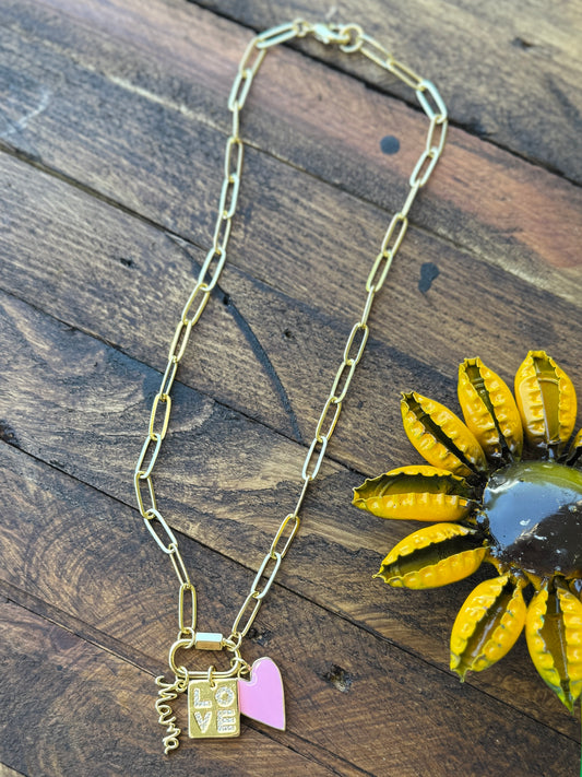Multi-Charm MAMA Necklace